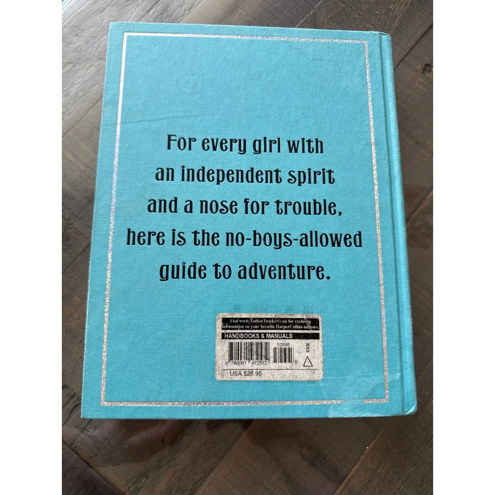 The Daring Book for Girls Hardcover Andrea J Buchanan Miriam Peskowitz Teal Book